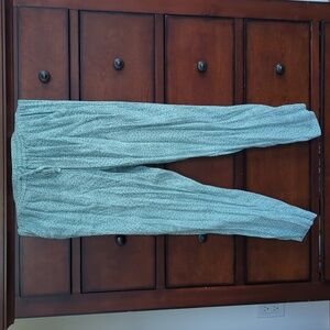 Prana XS green cotton blend casual pants
